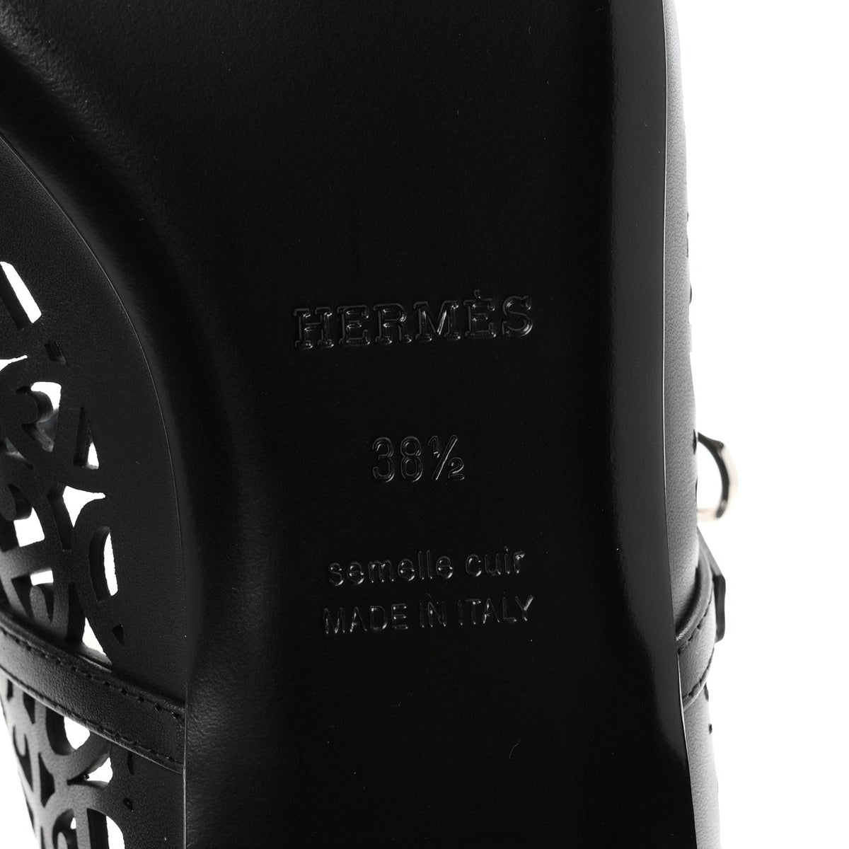 Calfskin Meli Ballet Flats 38.5 Black