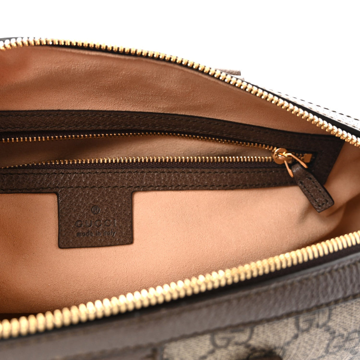 GG Supreme Monogram Web Medium Ophidia Boston Brown