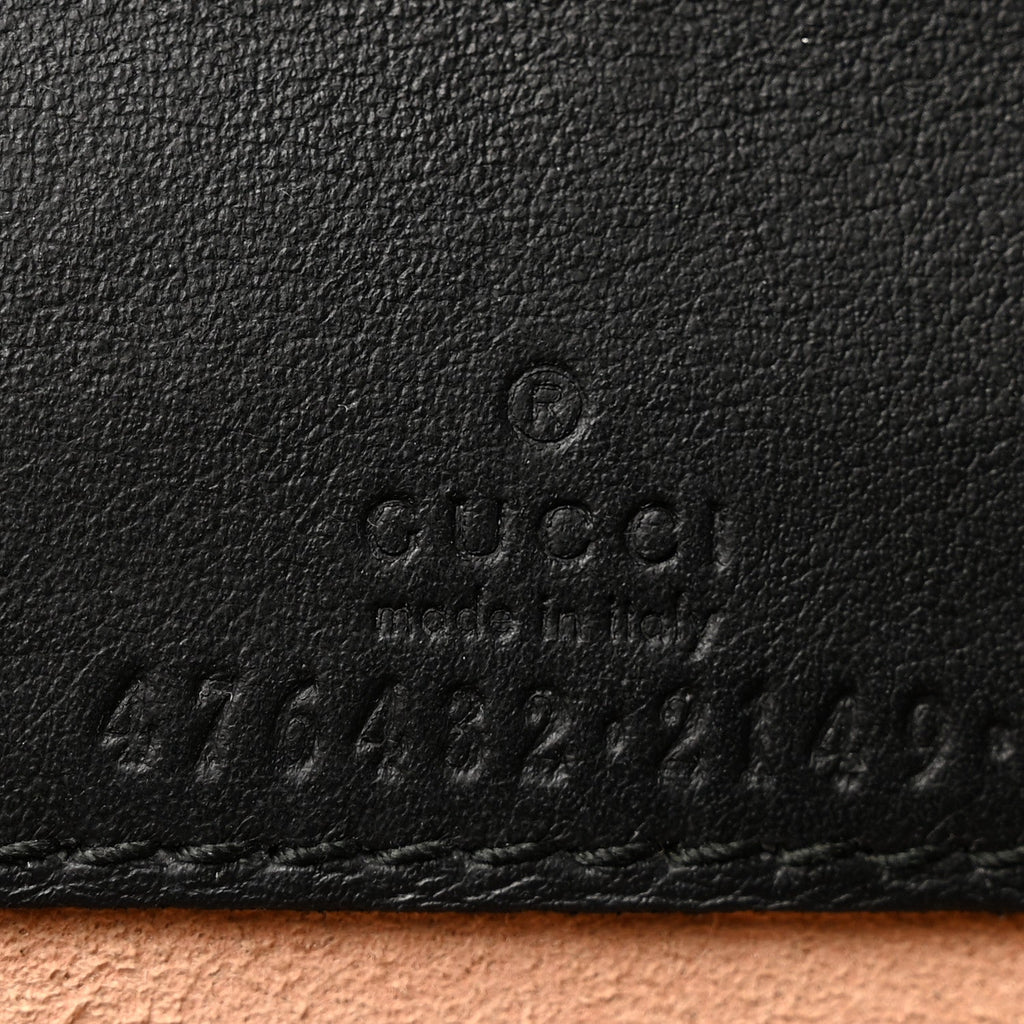 GG Supreme Monogram Super Mini Dionysus Shoulder Bag Black