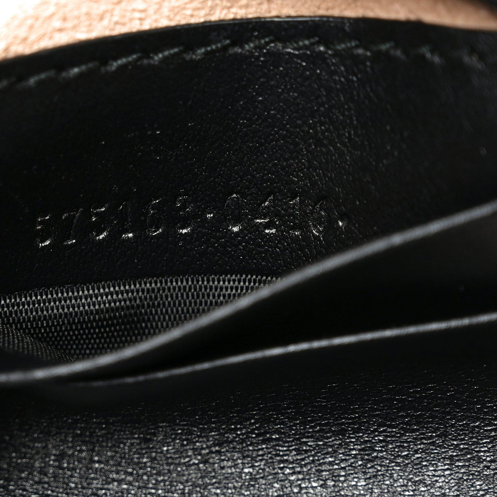 Calfskin Matelasse Mini GG Marmont 2.0 Bucket Bag Black