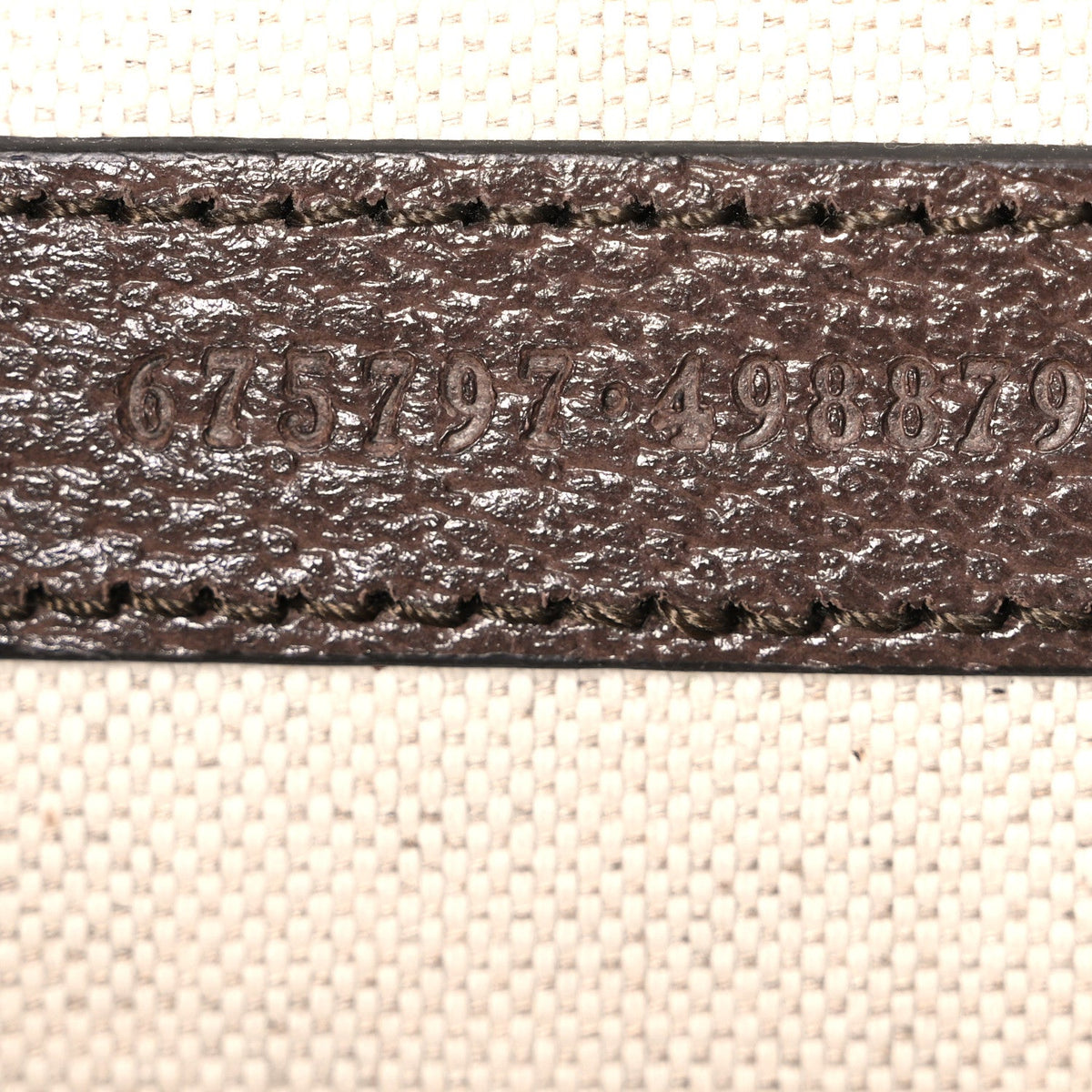 Monogram Jumbo GG Textured Dollar Calfskin Web Small Bamboo 1947 Top Handle Bag Camel Ebony New Acero