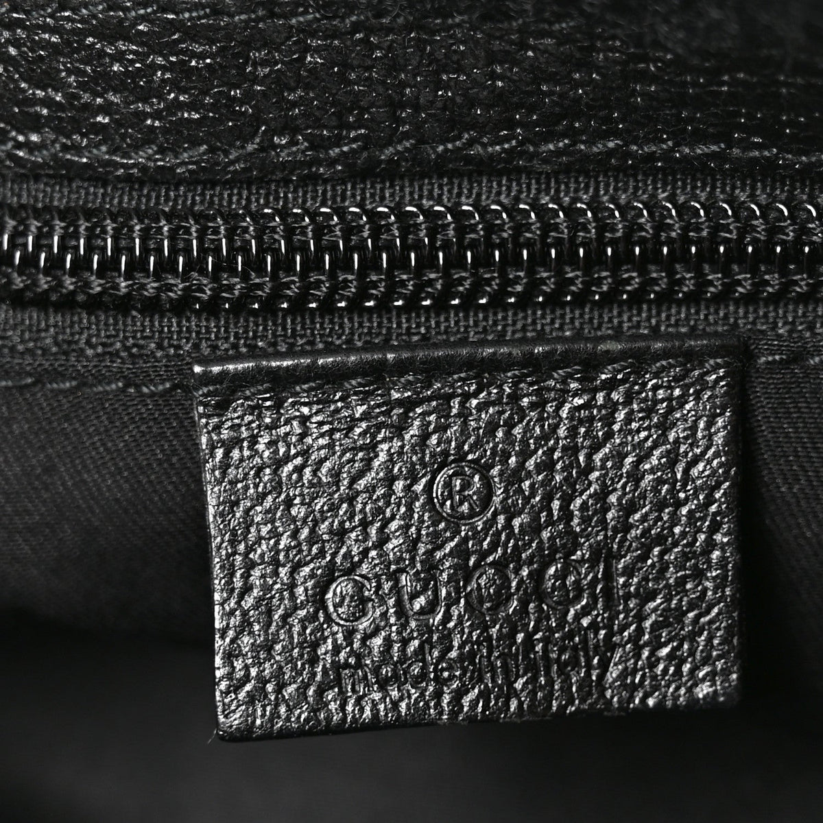 GG Monogram Messenger Crossbody Bag Black