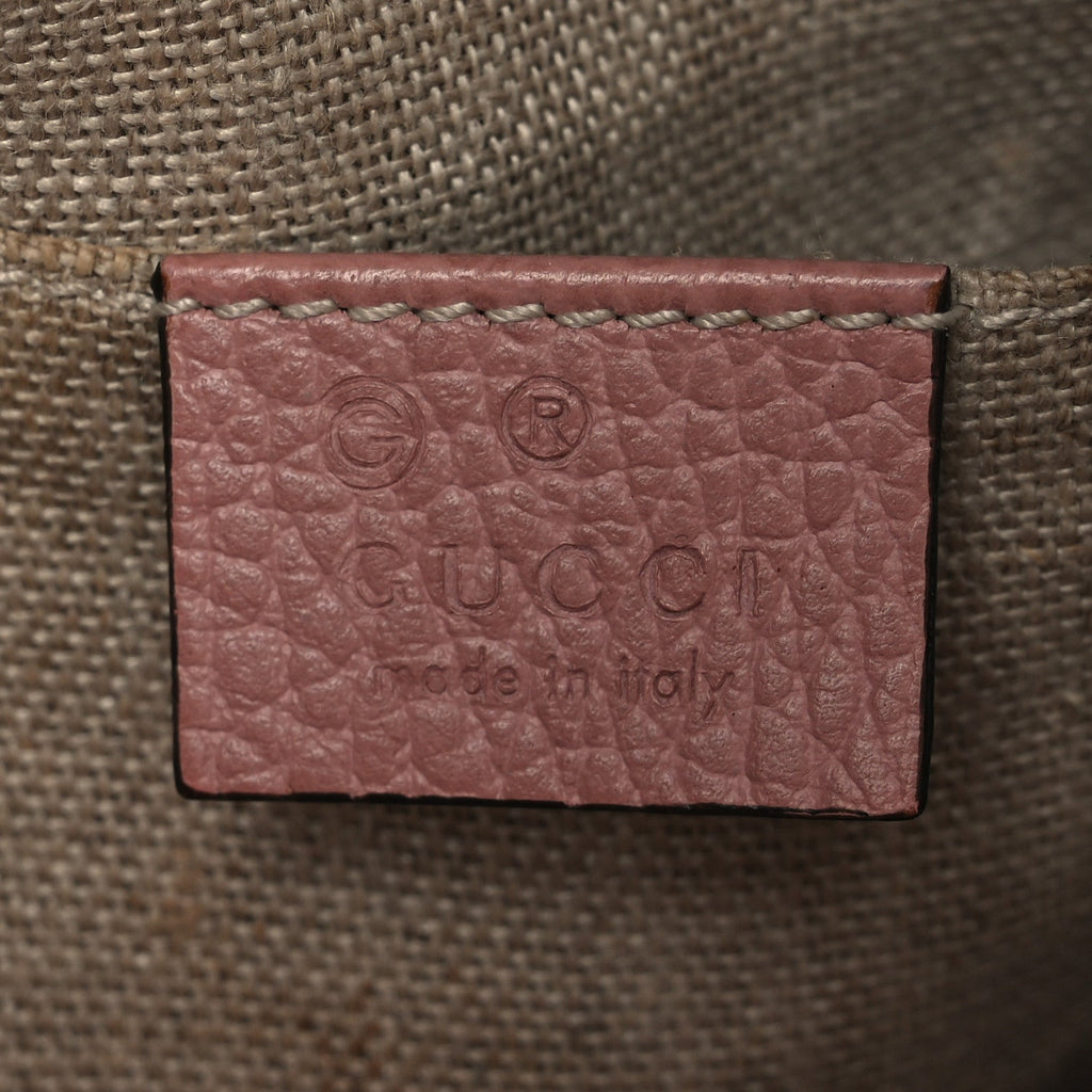 Monogram Mini Bree Messenger Bag Beige Soft Pink