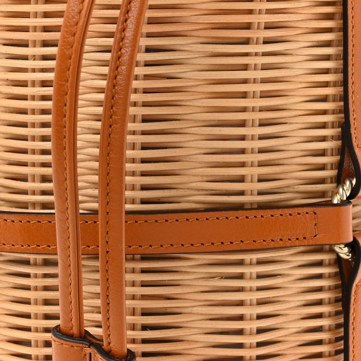 Wicker Bucket Bag Natural