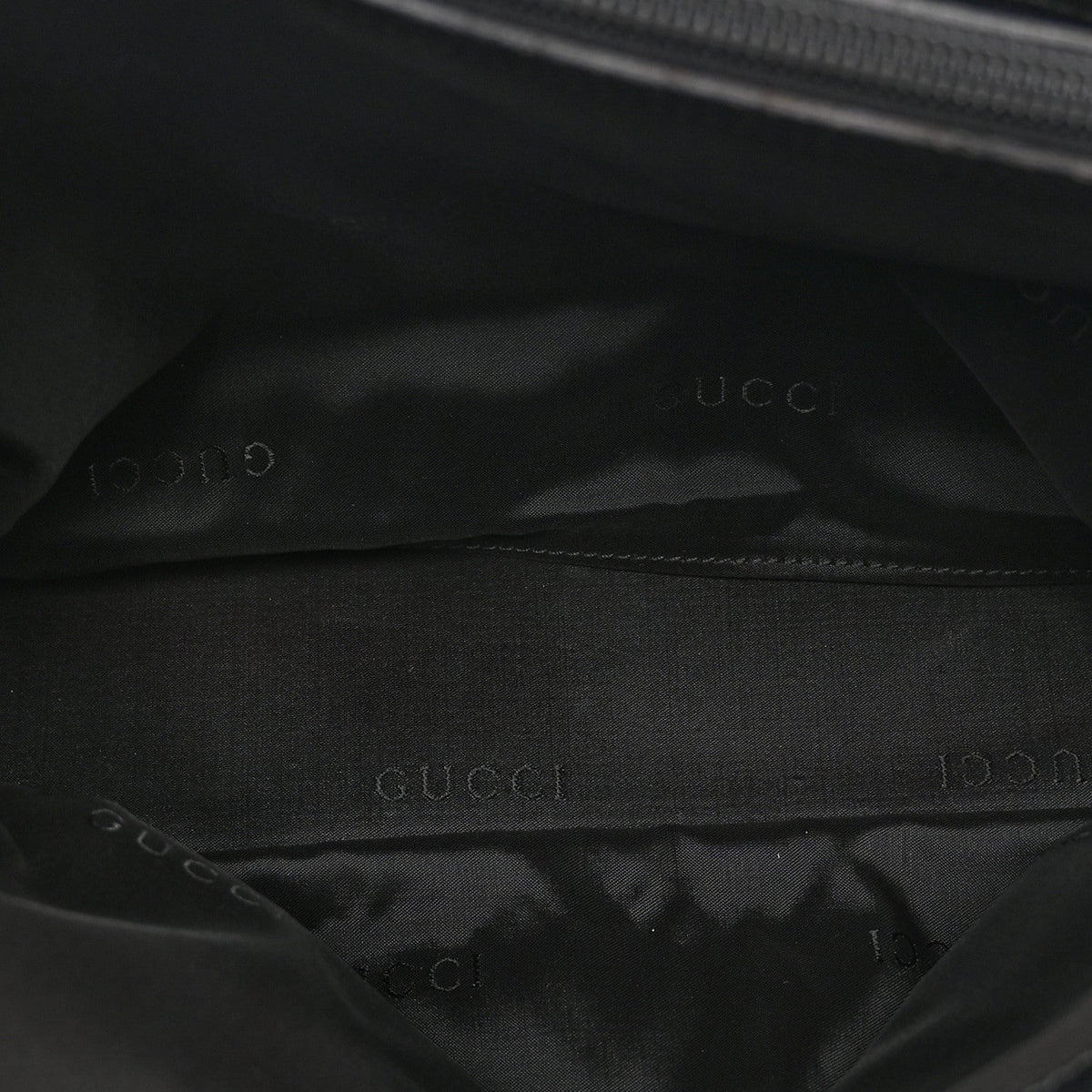 Nylon Bamboo Handle Bag Black