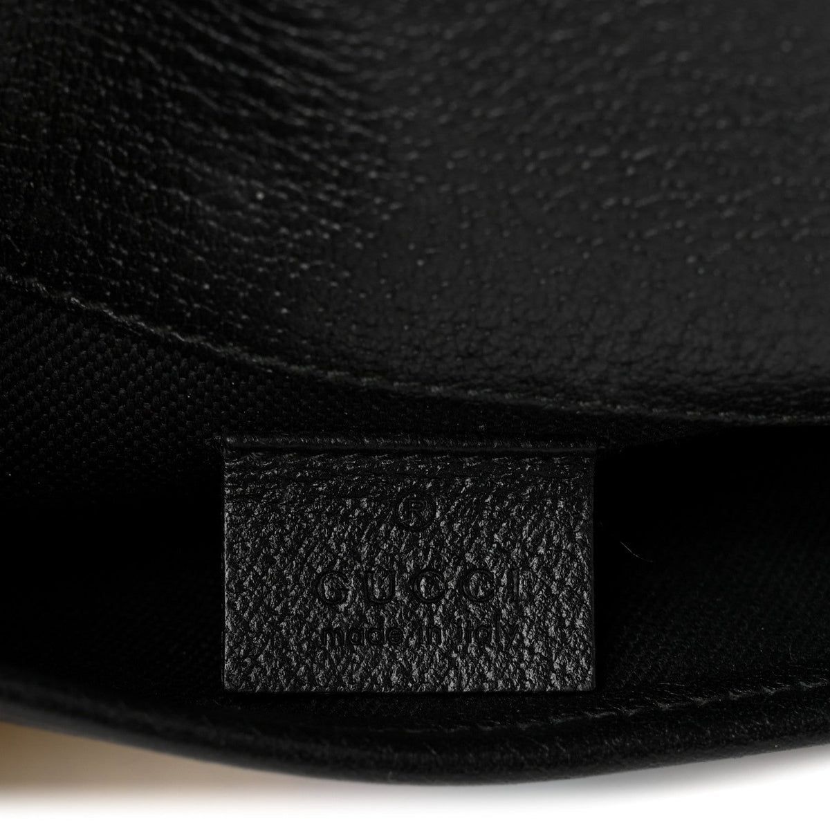 GG Supreme Monogram Psychedelic Slim Belt Bag Black
