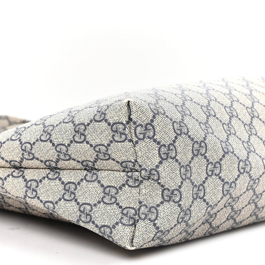 GG Plus Monogram Medium Signature Web Loop Tote Navy