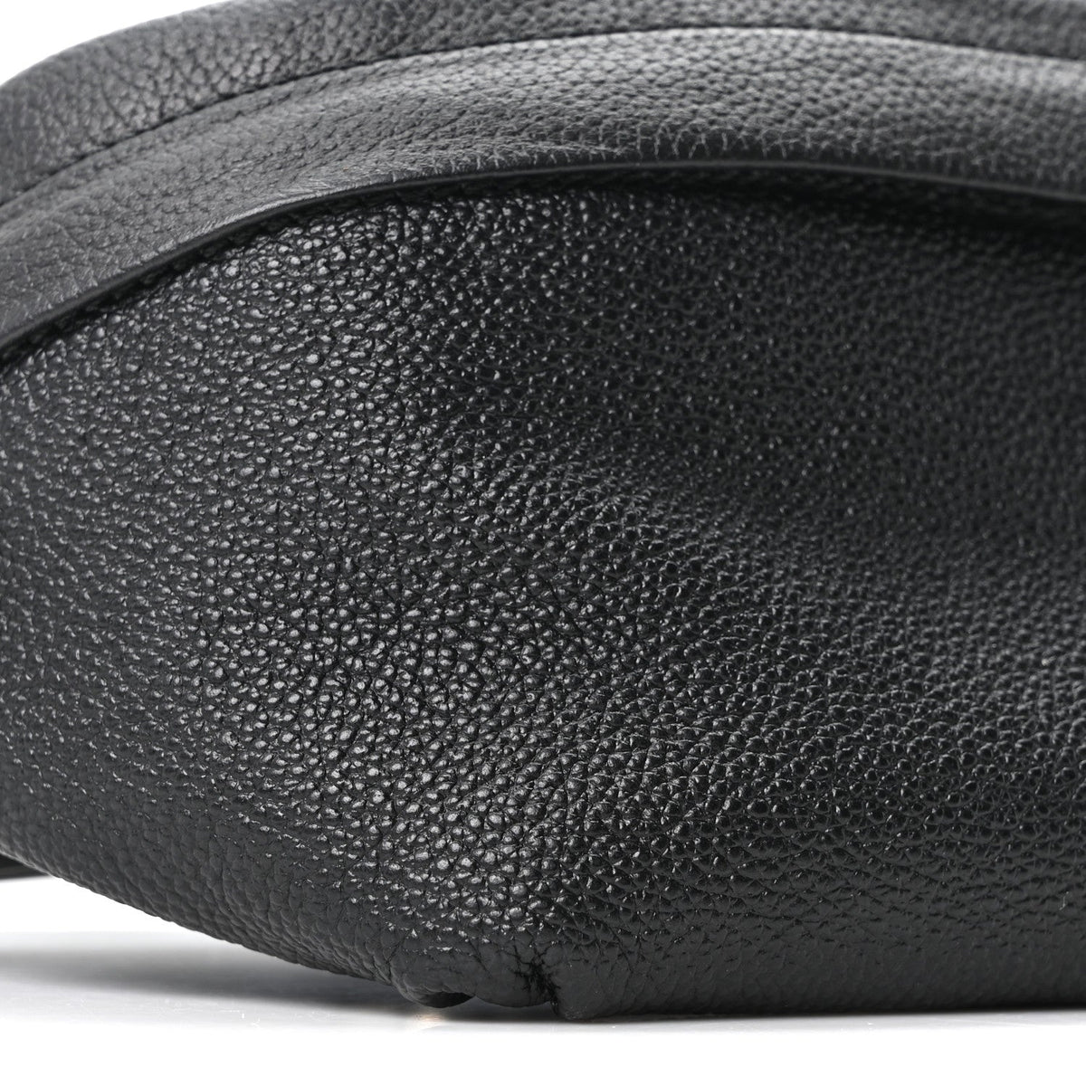 Grained Calfskin GG Supreme Logo Belt Bag 100 40 Black
